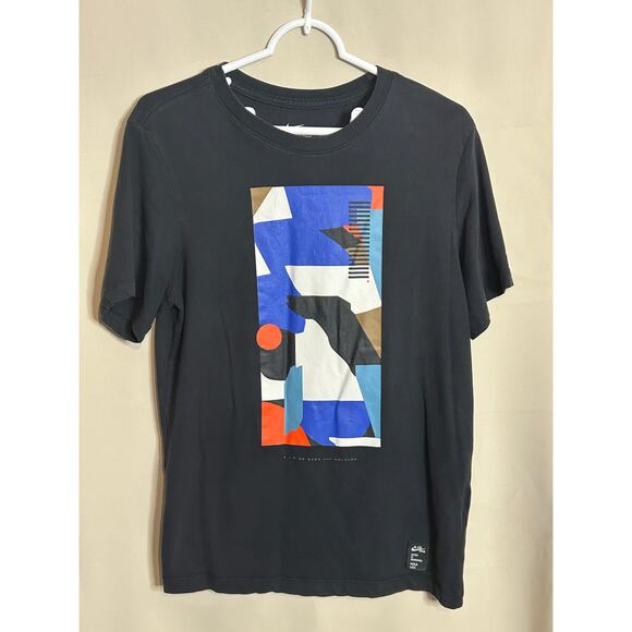 Nike A.I.R. “Air or Nada” Hola Lou Artist Series Tee Size Small Black Dri-FIT - Picture 1 of 6